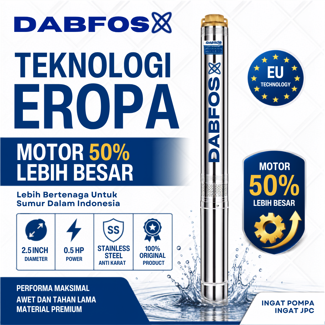 DABFOS 2.5 Inch 0.5 HP